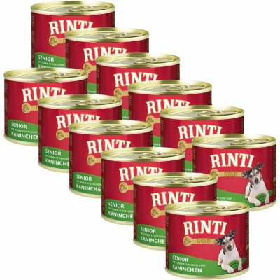 Rinti Gold Senior králík 12 x 185 g – Hledejceny.cz