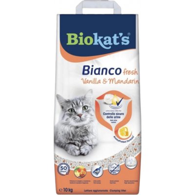Biokat’s Bianco Fresh vanilka a mandarinka 10 kg – Hledejceny.cz