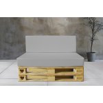 Lehněte Outdoor PREMIUM LÁTKY tl. 15 cm PREMIUM SVĚTLE ŠEDÁ 120 x 80 x 15 & 120 x 40 x 15 (SET) – Zboží Dáma