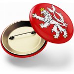 CZECHMANIA Placka lev červená – Zboží Dáma CZECHMANIA Placka lev červená – Zboží Dáma