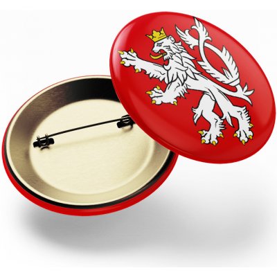 CZECHMANIA Placka lev červená – Zboží Dáma CZECHMANIA Placka lev červená – Zboží Dáma