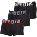 Calvin Klein Low Rise Trunk 3-Pack Black – Zboží Dáma