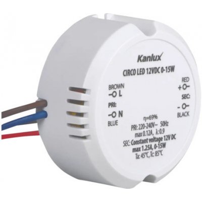 trafo Kanlux CIRCO N LED 12VDC 15W /24243/ – Hledejceny.cz