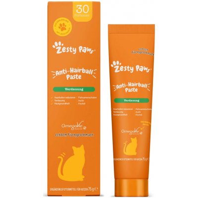 Zesty Paws Cat Anti-Hairball pasta 2 x 75 g – Zboží Dáma