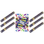 Konfety 40cm metalické barevné mix 6 ks PARTYKONF – Hledejceny.cz