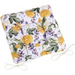 Bellatex Dita prošívaný pomeranč oranžová 40 x 40 cm – Sleviste.cz