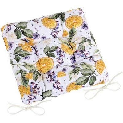 Bellatex Dita prošívaný pomeranč oranžová 40 x 40 cm – Sleviste.cz