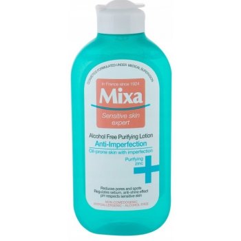 Mixa Anti-Imperfection micelární voda pro zmatnění pleti (pH 5,5 + Purifying Zinc) 200 ml