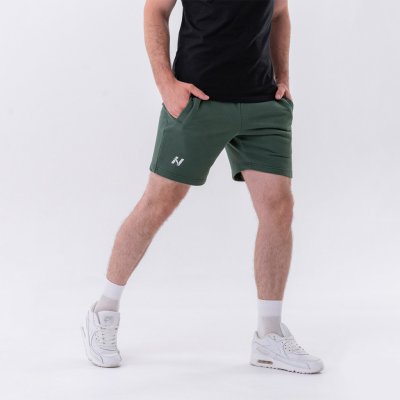 Nebbia Next Level šortky Relaxed-fit 319 Dark Green Zelená – Zboží Mobilmania