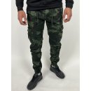Catenvin pánské plátěné kalhoty vojenské barvy 09 Vojenská
