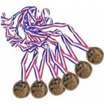 Medaile zlaté 6 ks v sáčku – Zboží Dáma