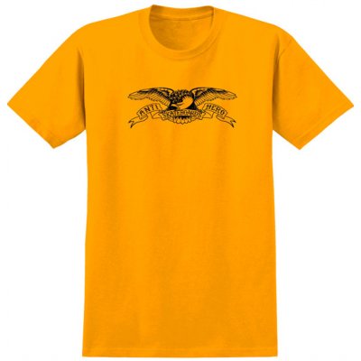 Antihero BASIC EAGLE GOLD/BLK pánské tričko