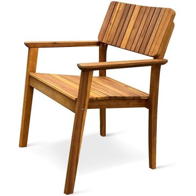 NOELA Židle zahradní LUCY, akácie – Zboží Dáma