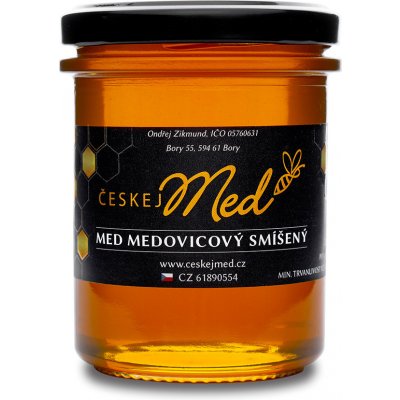 ČeskejMed MED MEDOVICOVÝ SMÍŠENÝ 250 g – Zboží Dáma