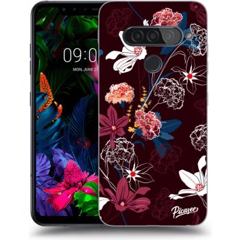 Pouzdro Picasee silikonové LG G8s ThinQ - Dark Meadow čiré