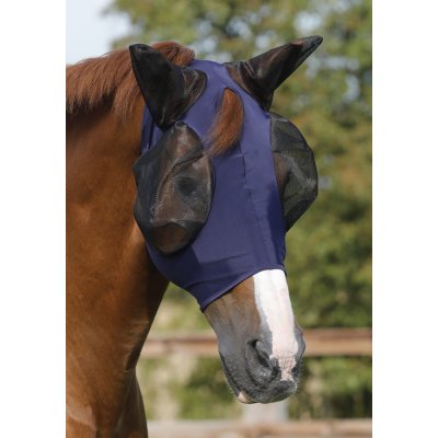 Premier Equine Elastická maska proti hmyzu Lycra 70% UV Zelená – Hledejceny.cz