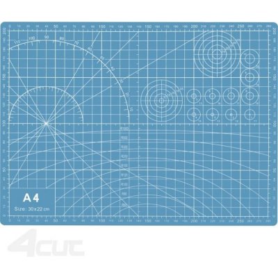 Řezací podložka 4Cut A4 220x300mm azurová – Sleviste.cz