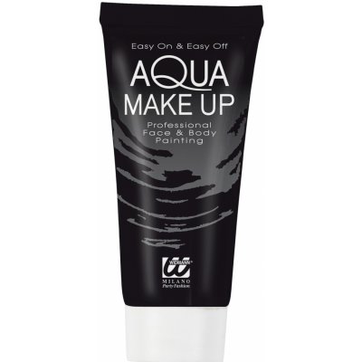 Aqua Make Up na obličej a tělo černá v tubě – Zboží Dáma