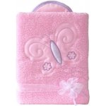 Mamo Tato Oboustranná chlupáčková dečka s vyšívkou Motýlek růžová Růžová – Sleviste.cz