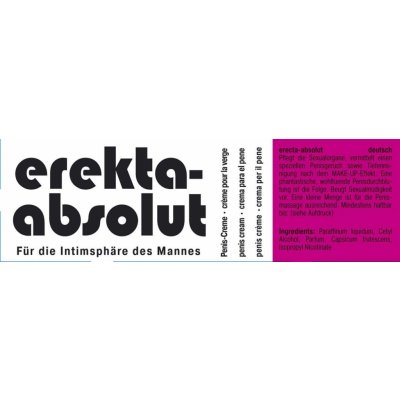 INVERMA Erekta-Absolut-Creme 18ml – Hledejceny.cz