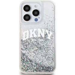 DKNY Liquid Glitter Arch Logo pro iPhone 15 Pro Transparent DKHCP15LLBNAET