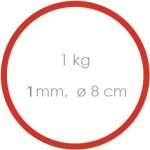 WIMEX s.r.o. Gumičky - průměr 8 cm, 1 mm, červené 1 kg – Hledejceny.cz