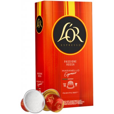 L'OR Espresso Maranello pražená mletá káva v kapslích 10 ks 52 g – Hledejceny.cz