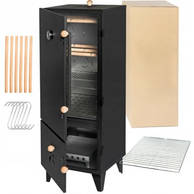 TopKing Zahradní ocelová udírna 140 cm 13065 – HobbyKompas.cz