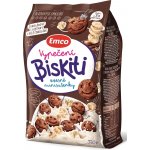 Emco Biskiti čokoládové s lupínky 350 g – Sleviste.cz