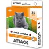 Antiparazitika pro kočky AttackObojek proti klíšťatům pro kočky 35 cm