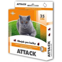 AttackObojek proti klíšťatům pro kočky 35 cm