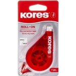 KORES Korekční strojek Roll on 15 m x 4,2 mm - blistr – Zboží Mobilmania