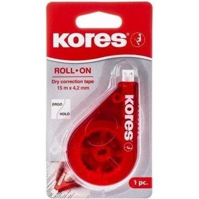 KORES Korekční strojek Roll on 15 m x 4,2 mm - blistr – Zboží Mobilmania