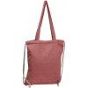 Nákupní taška a košík Taška z recyklované bavlny červená
