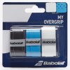 Grip na raketu Babolat My Overgrip 3ks Black/Blue/White