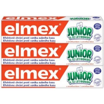 Elmex zubní pasta Junior 3 x 75 ml