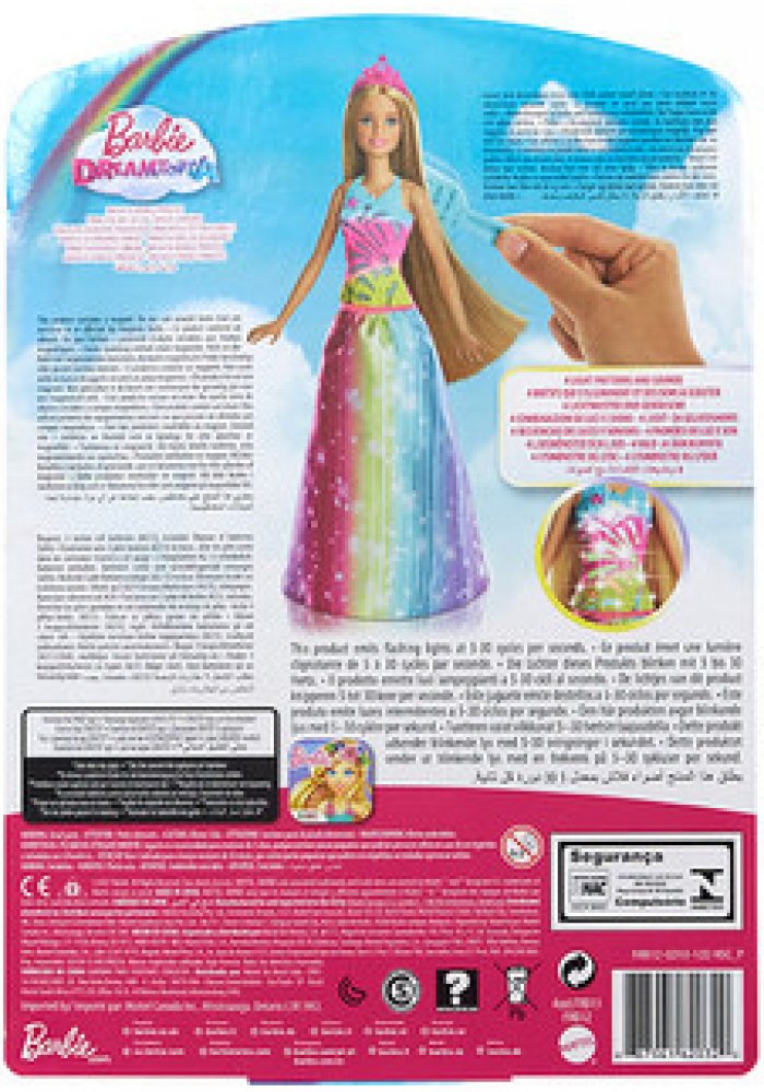 Barbie magické vlasy princezna blondýnka | Srovnanicen.cz