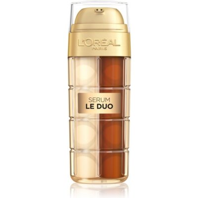 L’Oréal Paris Age Perfect Le Duo Serum dvoufázové omlazující sérum pro rozjasnění a vyhlazení pleti 30 ml – Hledejceny.cz