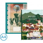 Notes Školní sešit 425 čtvereček – Hledejceny.cz