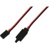 Kabel a konektor pro RC modely Ripmax Kabel serva prodlužovací Futaba s klipem 75 cm