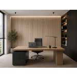 Horve Akustický panel 2700 x 600 mm - dub Alabama s bílým filcem – Zbozi.Blesk.cz