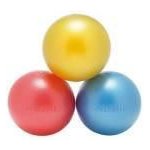 ZSZ Míč Soft Gym Over, krátká zátka, červená, 23 cm – Zboží Dáma