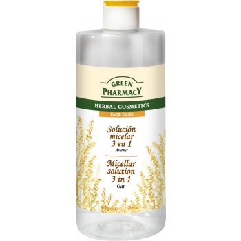 Green Pharmacy Face Care Oat micelární voda 3 v 1 (0% Parabens, Soaps, Artificial Colouring, Fragrances) 250 ml