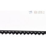 Krajka paličkovaná 13 mm černá – Zboží Mobilmania