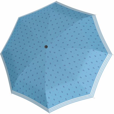 Doppler Mini Fiber Sailor dámský skládací mechanický deštník modrý – Zbozi.Blesk.cz