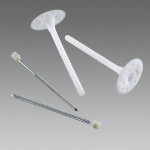 DEN BRAVEN Talířová hmoždinka PM 10 s kovovým trnem, natloukací, krátký rozpon 90mm – Zboží Mobilmania