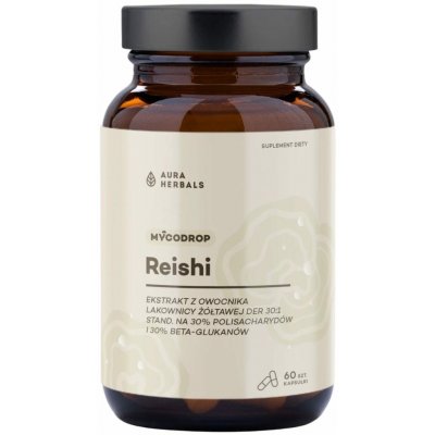Aura Herbals Mycodrop Reishi 30:1 60 kapslí – Hledejceny.cz