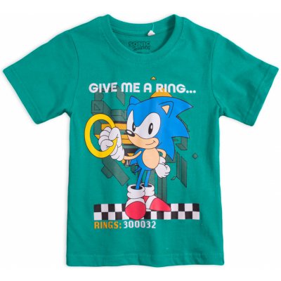chlapecké tričko SONIC RING zelená – Hledejceny.cz