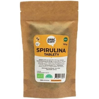 Zdraví s chutí Spirulina tablety 125 g BIO – Zboží Mobilmania