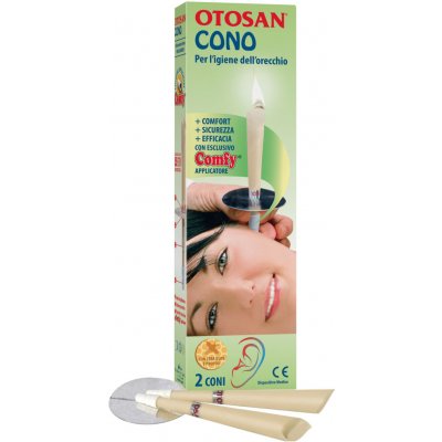 OTOSAN Ušní svíce s včelím voskem 2 ks – Zboží Dáma